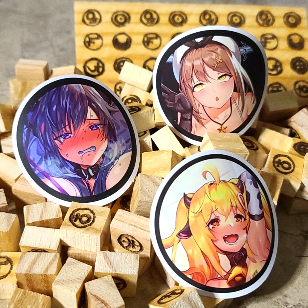 Anime Waifu Stickers